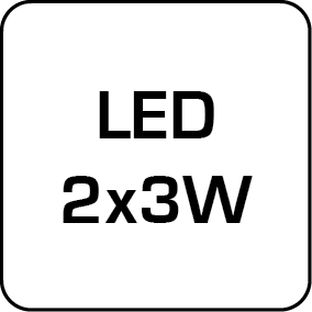 10-led2x3w