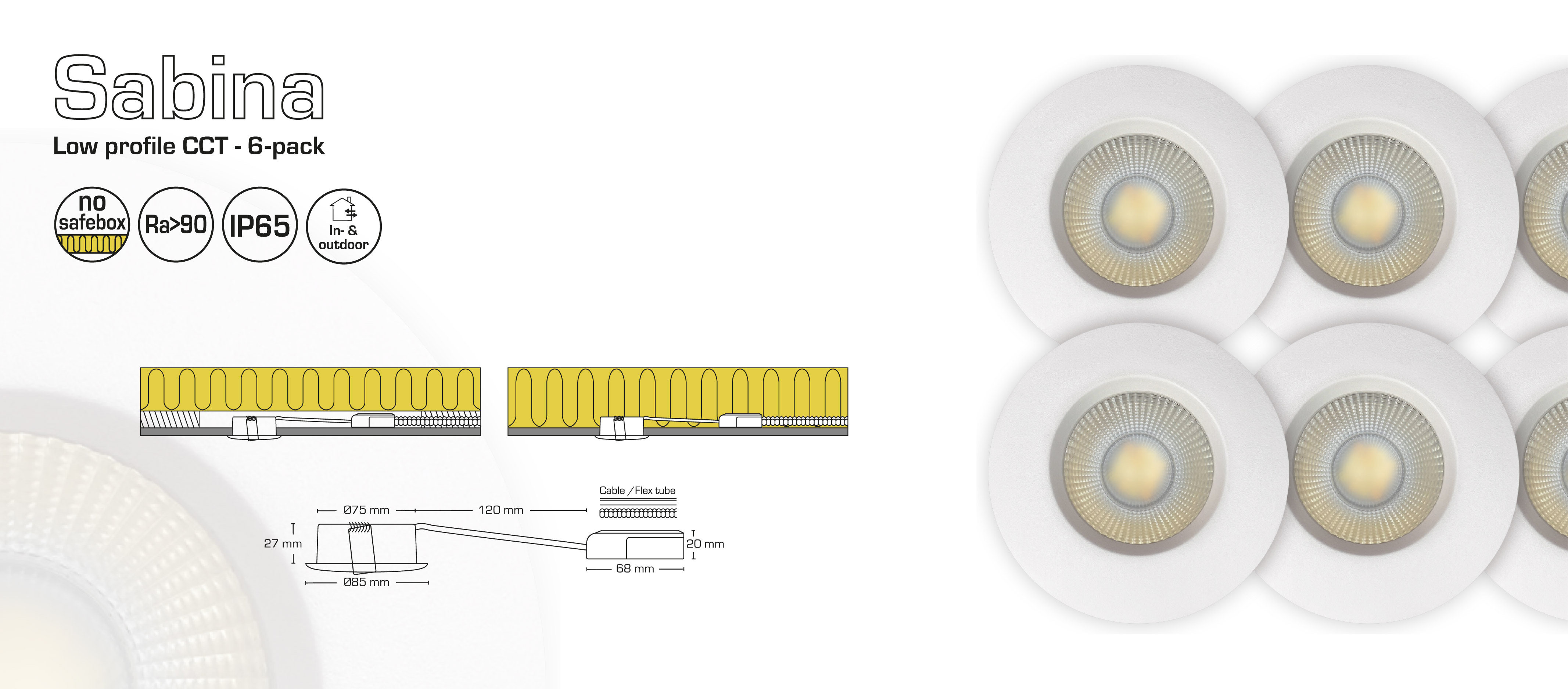 Sabina Low profile CCT